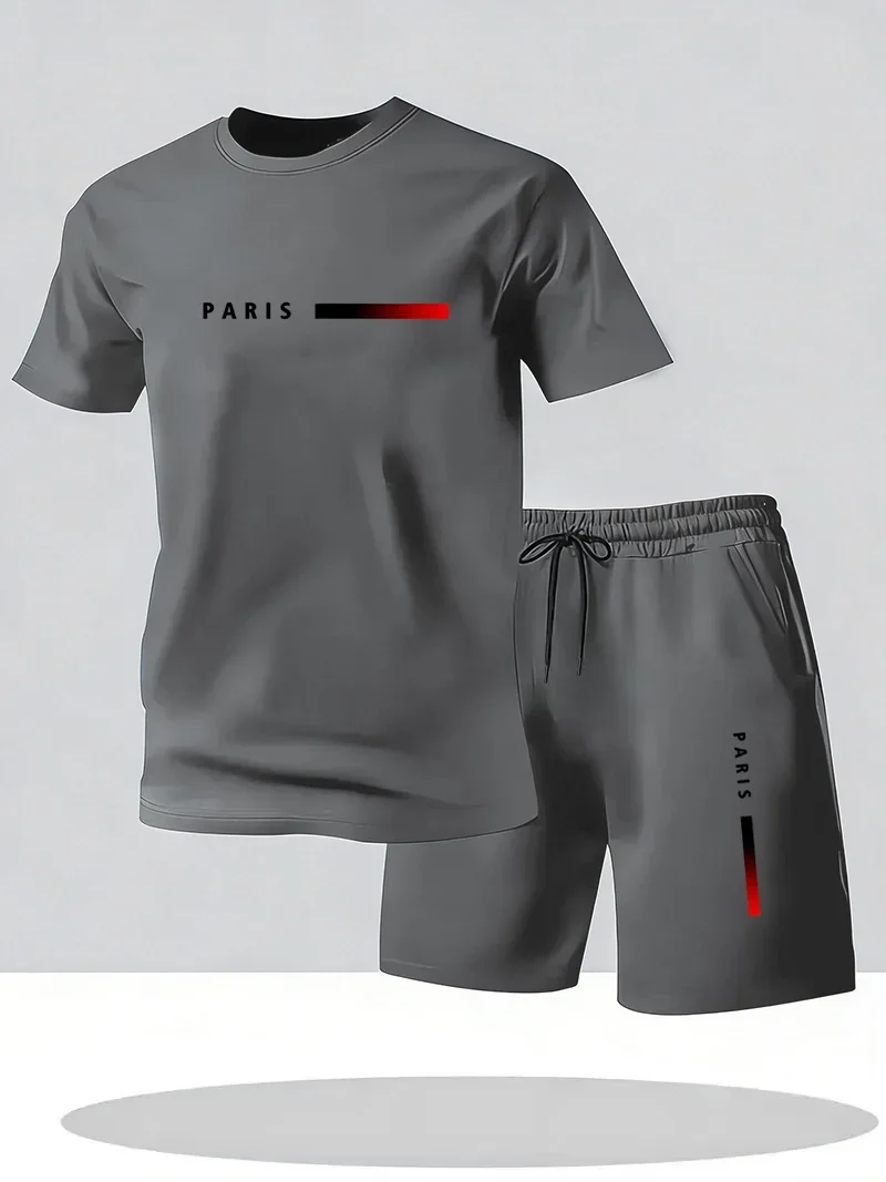 ชุดเซ็ต 2 ชิ้น เสื้อยืดแขนสั้น - Paris Fashion Men บทวิจารณ์และราคา