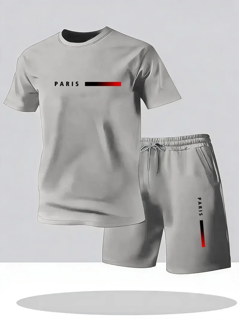 ชุดเซ็ต 2 ชิ้น เสื้อยืดแขนสั้น - Paris Fashion Men บทวิจารณ์และราคา
