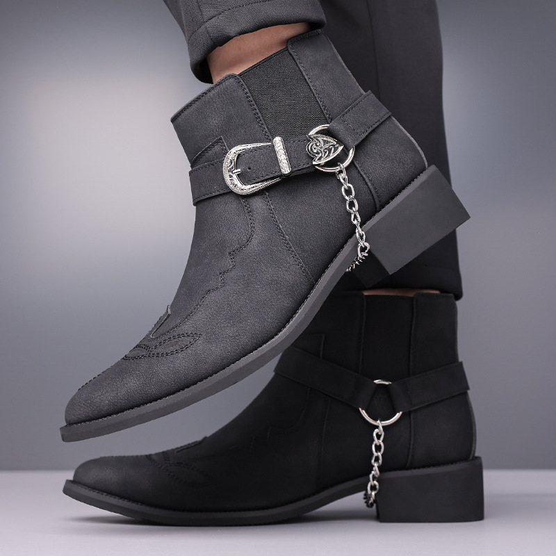 รองเท้าบูทคาวบอยวินเทจสำหรับผู - Mens Fashion Vintage บทวิจารณ์และราคา