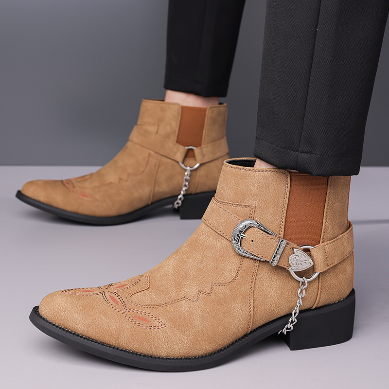 รองเท้าบูทคาวบอยวินเทจสำหรับผู - Mens Fashion Vintage บทวิจารณ์และราคา