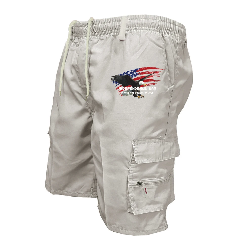 กางเกงขาสั้นคาร์โก้สไตล์ทหารสำ - Men'S Fashion Loose Pants บทวิจารณ์และราคา