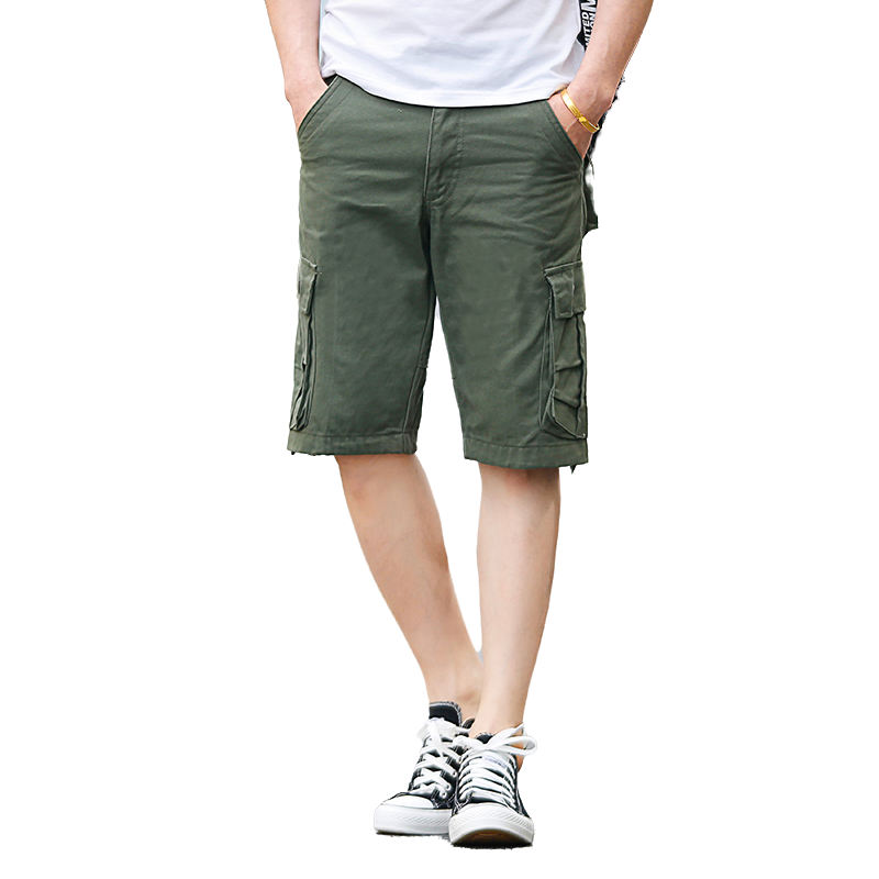 กางเกงขาสั้นคาร์โก้ผู้ชาย แฟชั - Men'S Fashion Loose Pants บทวิจารณ์และราคา