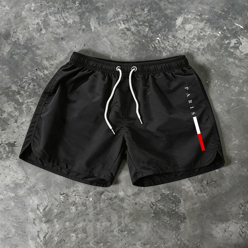 กางเกงขาสั้นชายรุ่นใหม่ ลายพาร - Paris Fashion Men บทวิจารณ์และราคา