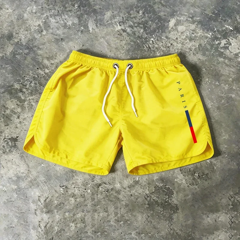 กางเกงขาสั้นชายรุ่นใหม่ ลายพาร - Paris Fashion Men บทวิจารณ์และราคา