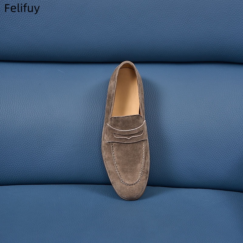 รองเท้าโลฟเฟอร์ลำลองน้ำหนักเบา - Mens Fashion Dress Shoes บทวิจารณ์และราคา
