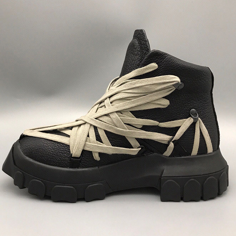 รองเท้าบูทหนังแท้สไตล์พังก์กอธ - Men'S Fashion Footwear บทวิจารณ์และราคา