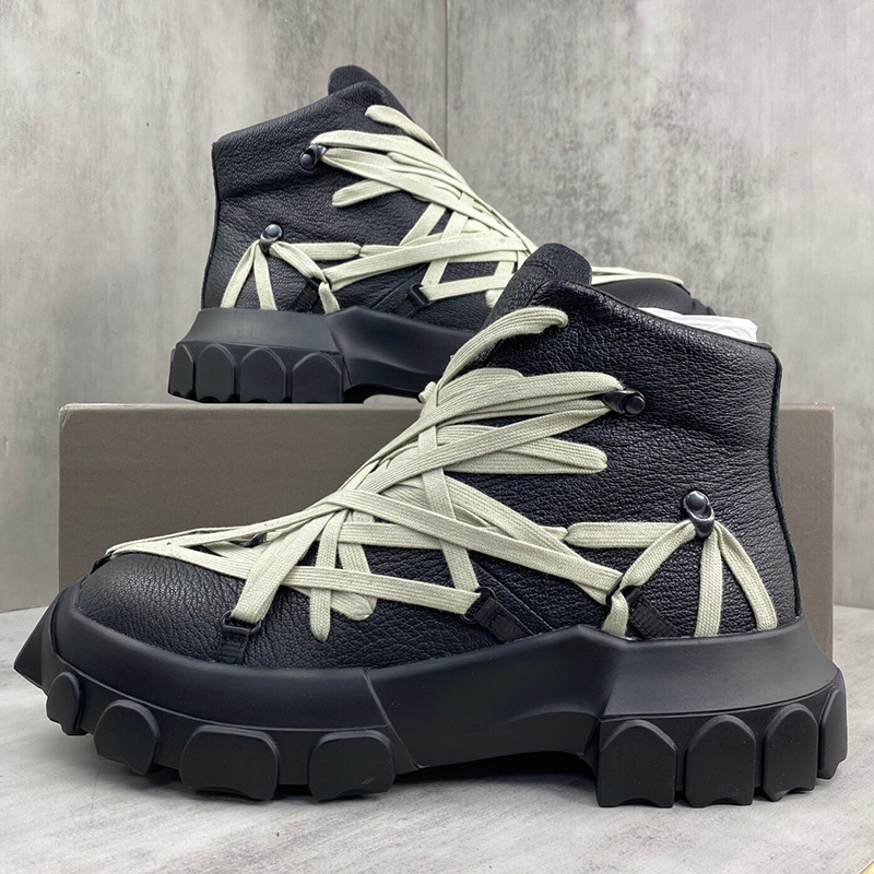 รองเท้าบูทหนังแท้สไตล์พังก์กอธ - Men'S Fashion Footwear บทวิจารณ์และราคา